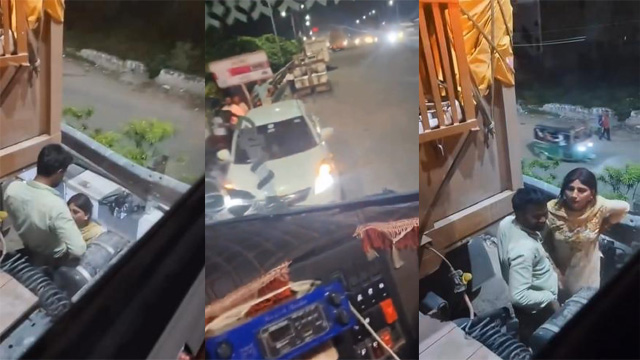 Hot Paid Randi Blowjob Truck Driver On Public Road – Hard Sex