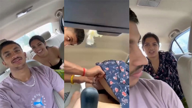 Horny Girl Affair – Threesome Car Fucking Mms