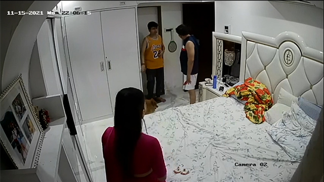 Hot Couple Strip – Trail Dresses Hidden Cam CCTV Part 2