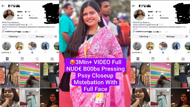 Indian Travel Influencer – Exclusive Pressing Boobs Nudes