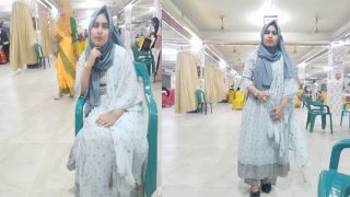 Innocent Looking Hijabi Babe Showing Video