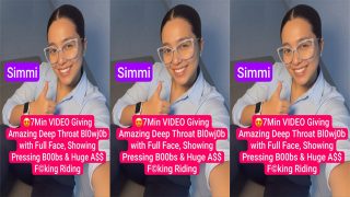 Nri Beautiful Simmi Giving Blowjob – Riding Fucking Huge Ass Video