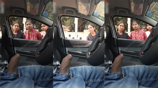 Daring Guy Flash Dick – College Girls Inside Car Viral Watch