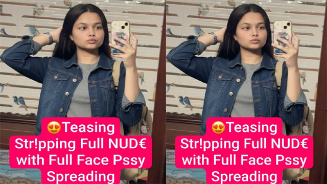 Desi GF Latest Viral Teasing Stripping Full Nude