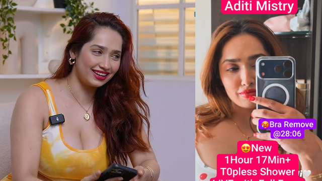New Aditi Mistry Shower – Topless Huge Tits Press Pussy Play MMS