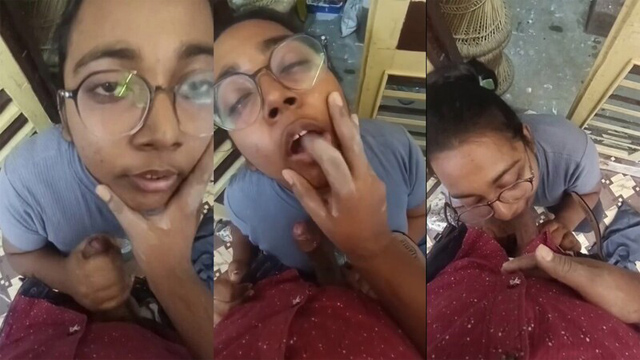 Desi Cockled Wife Deepthroat Blowjob 4mins Video