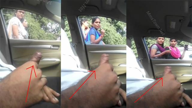 Daring Guy Flash Dick – Infront Of College Girls Inside Car Porn Video S2