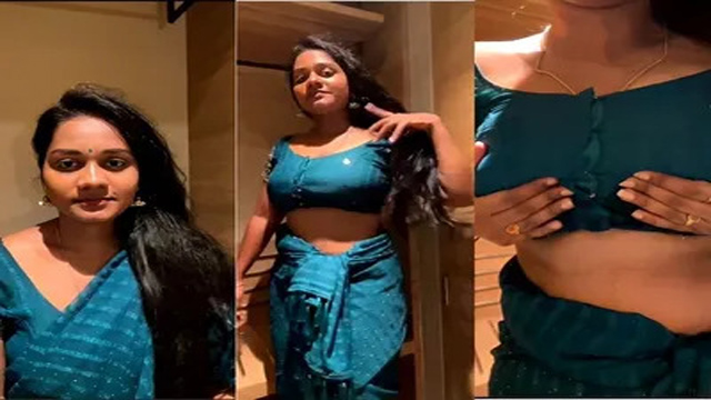 Hot Mallu Tamil Saree Influencer Live Nudes Share