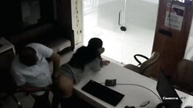Desi Office Worker Fucked in Boss Cabin CCTV