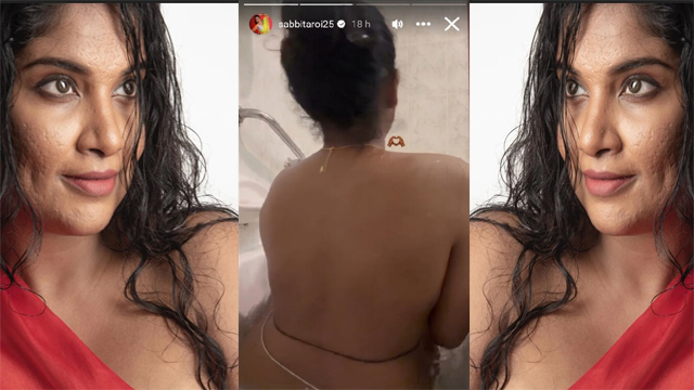Tamil Actress Exclusive – Sabbita Roi Insta Free Live