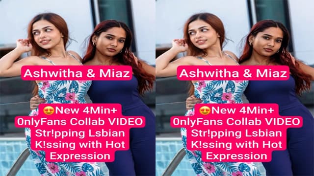 Most Requested OnlyFans – Ashwitha Miaz Lesbian Strip
