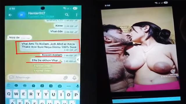 Horny Big Boobs GF – Enjoying With Her BF
