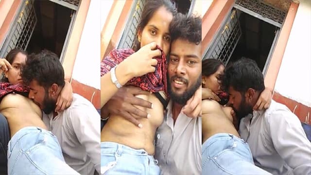 Boyfriend Sucking Lovers Boobs Outdoor Video Free
