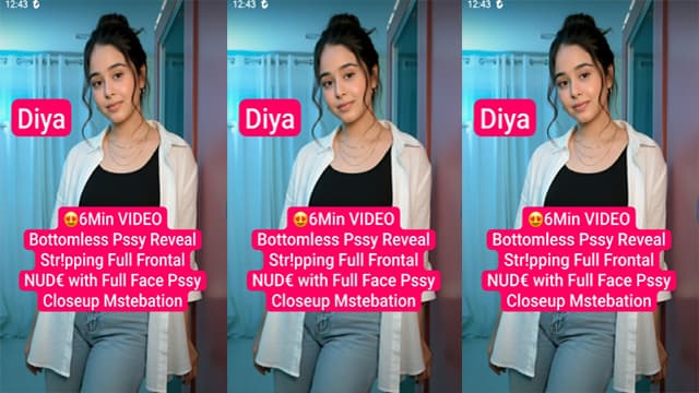 Diya Insta Model Frontal Nude Pssy Closeup Mstrbation Porn