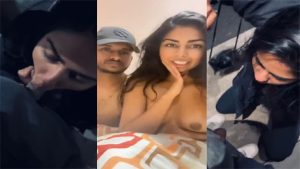 Horny Girl Outdoor Sucking Dick