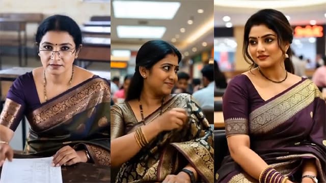 Beautiful Multiple Indian Lady Nude