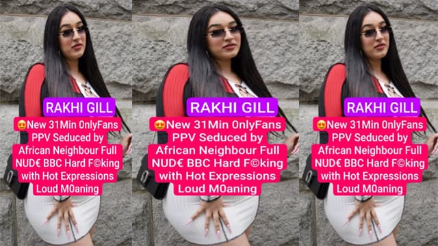 Rakhi GILL Seduced – by African Neighbor Fucking With Hot Expression Mms Video