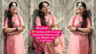 Muskan Miss Charming Teasing Desi Viral MMS