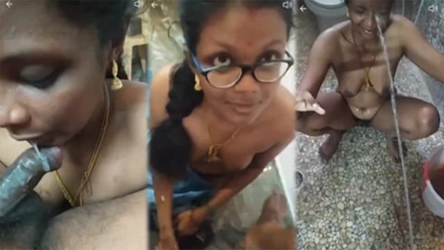 Tamil Young Wife Milky Boobs – Piss on Cum in Mouth Video