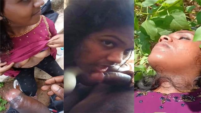 Mallu Girl Blowjob & OYO Fucking – Outdoor Jungle