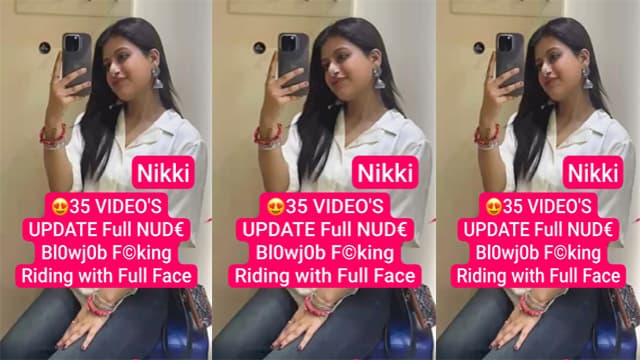 Niharika Aka Nikki Most Riding Blowjob Full Face Hard Fuck