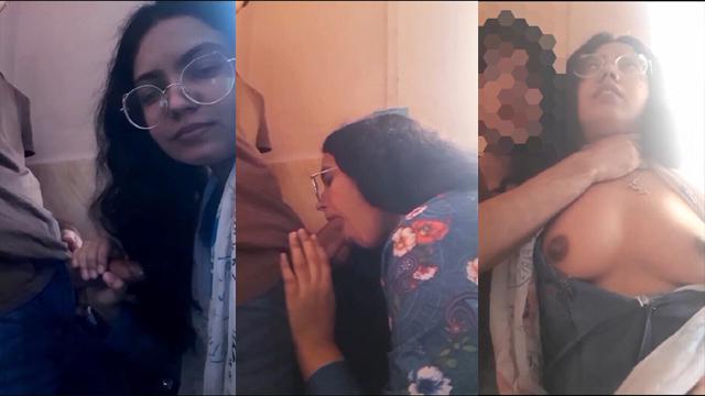 Curious College Teacher Affair Gets Blowjob & Fucking Video